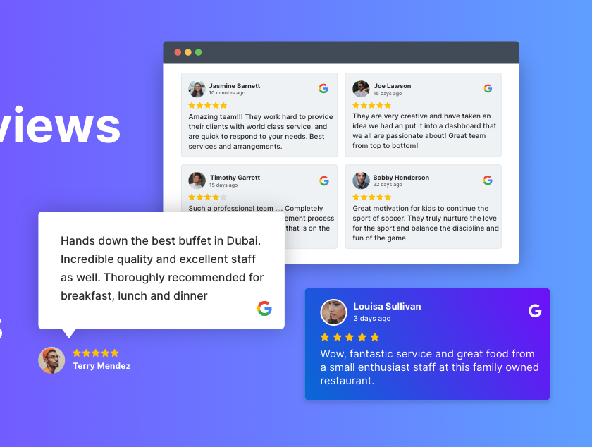 Google reviews WordPress plugin