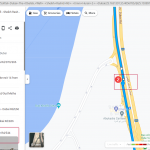 You must complete all the exit Navigation through Google Maps