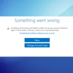 something went wrong outlook