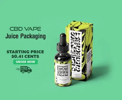 CBD vape juice packaging