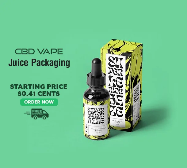 CBD vape juice packaging